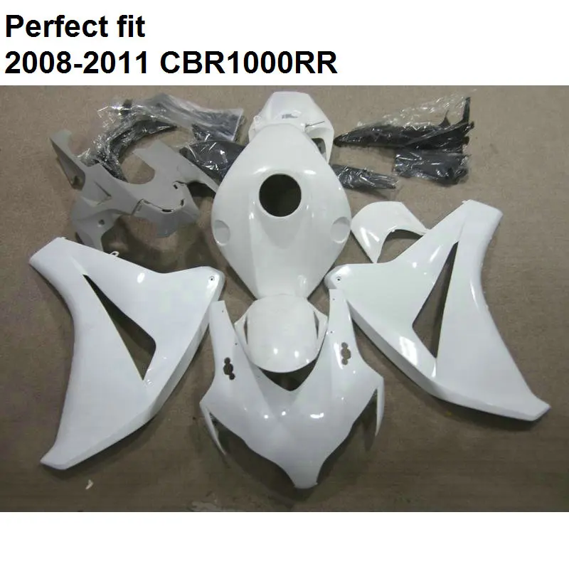 Набор обтекателей для Honda CBR1000RR 08 09 10 11 белый комплект мотоциклов CBR 1000RR 2008 2011