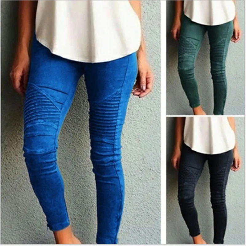 

2019 Women Elastic Long Pants Cargo Lady Trousers Fitness Regular Pant Polyester Jeans 2019 Top Spring Fashion Sweatpants XS-5XL