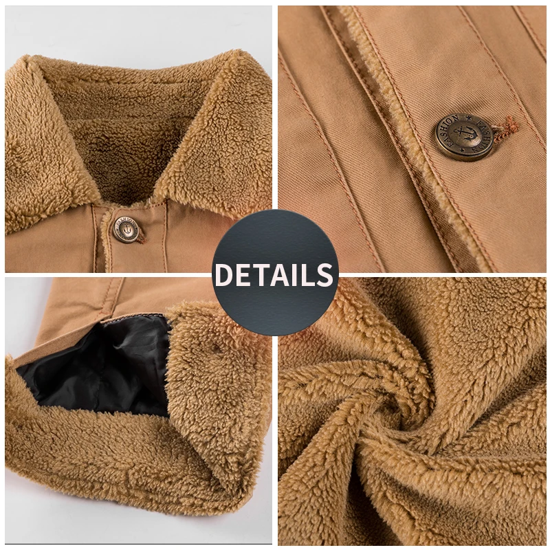 Зимняя мужская куртка Chaqueta Hombre повседневное Мужское пальто толстая меховая