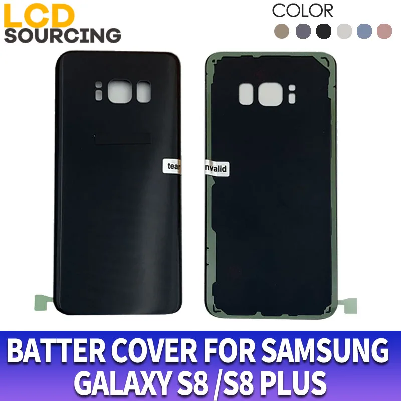 

Battery Cover Door For Samsung Galaxy S8 G950F Back Glass Battery Housing Cover Replace For Samsung S8 PLUS G955 Back Cover Case