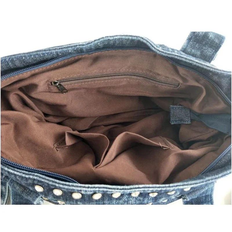 IPinee модные джинсовые сумки женские джинсы сумки на плечо два кармана дизайн женская сумка
