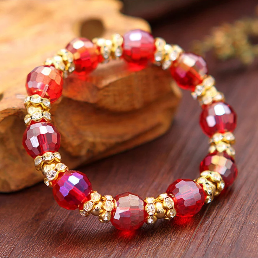 2020 Горячая продажа богемные хрустальные бусы браслет самая низкая цена оптовая