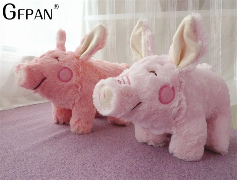 

28*20cm Kawaii Magic Pig Fluffy Plush Toys Soft Down Cotton Stuffed Animals Baby Brinquedos Appease Doll Christmas Gift For Kids
