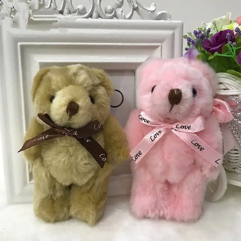 small jointed teddy bears