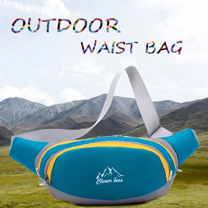 Multi function Outdoor Running Waist Bag Waterproof Jogging Fanny Pack
