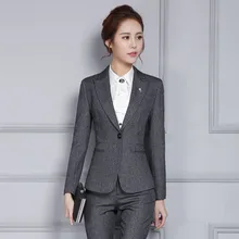 Новинка, серый, длинный рукав, Осень-зима, формальный, профессиональный, Деловой, Женский блейзер, пальто, женские куртки, верхняя одежда, блейзеры, топы