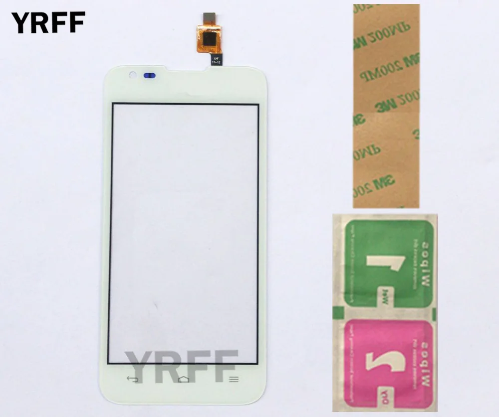 4,5 ''Сенсорный экран для huawei Ascend Y550 Y550-L01 Y550-L02 Y550-L03 Сенсорный экран Панель Сенсор окрашенные запасные части для Стекло сенсорный Экран - Цвет: White