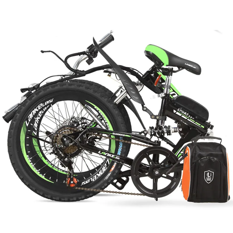

7 Speed, 36/48V, 250W, 20 inches, Folding Bike, Strong Power, Lithium Battery Electric Bicycle, Mountain Bike.