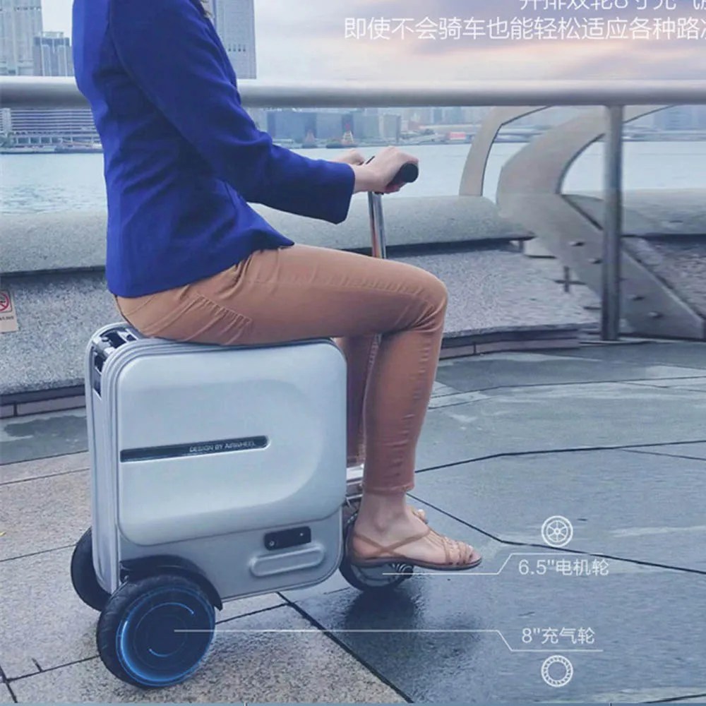 Cheap Electric Riding Travel Rolling Luggage Bag, Cabin luggage bike electric scooter, optional bluetooth 0 Cheap Electric Riding Travel Rolling Luggage Bag, Cabin luggage bike electric scooter, optional bluetooth 0
