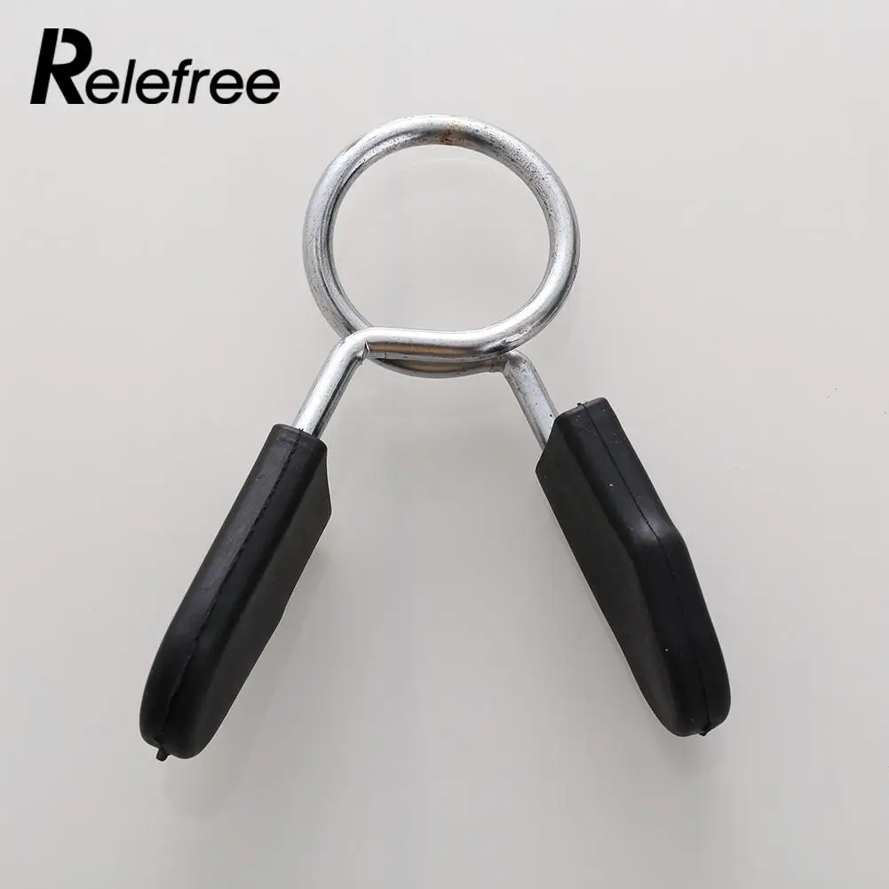 Dumbbell Spring Clips Collars Fitness Weight Training Lifting Barbell
