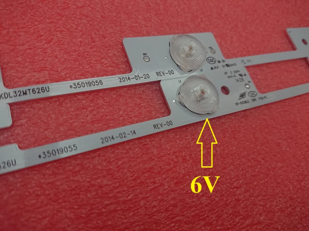 Новинка 100 шт.(50*3 светодиодный* 6 в+ 50*4 светодиодный* 6 в) светодиодный подсветка для KDL32MT626U 35019055 35019056