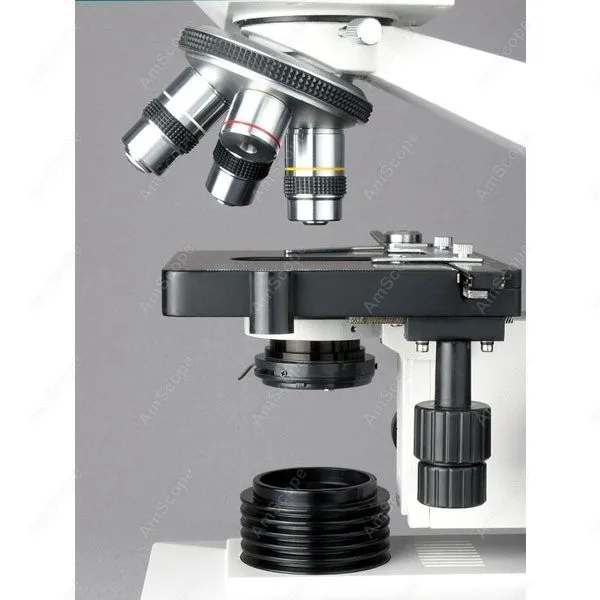 Микроскоп галогенный композитный 30 Вт Тринокулярный амскоп 40x 2000x Вт|microscope