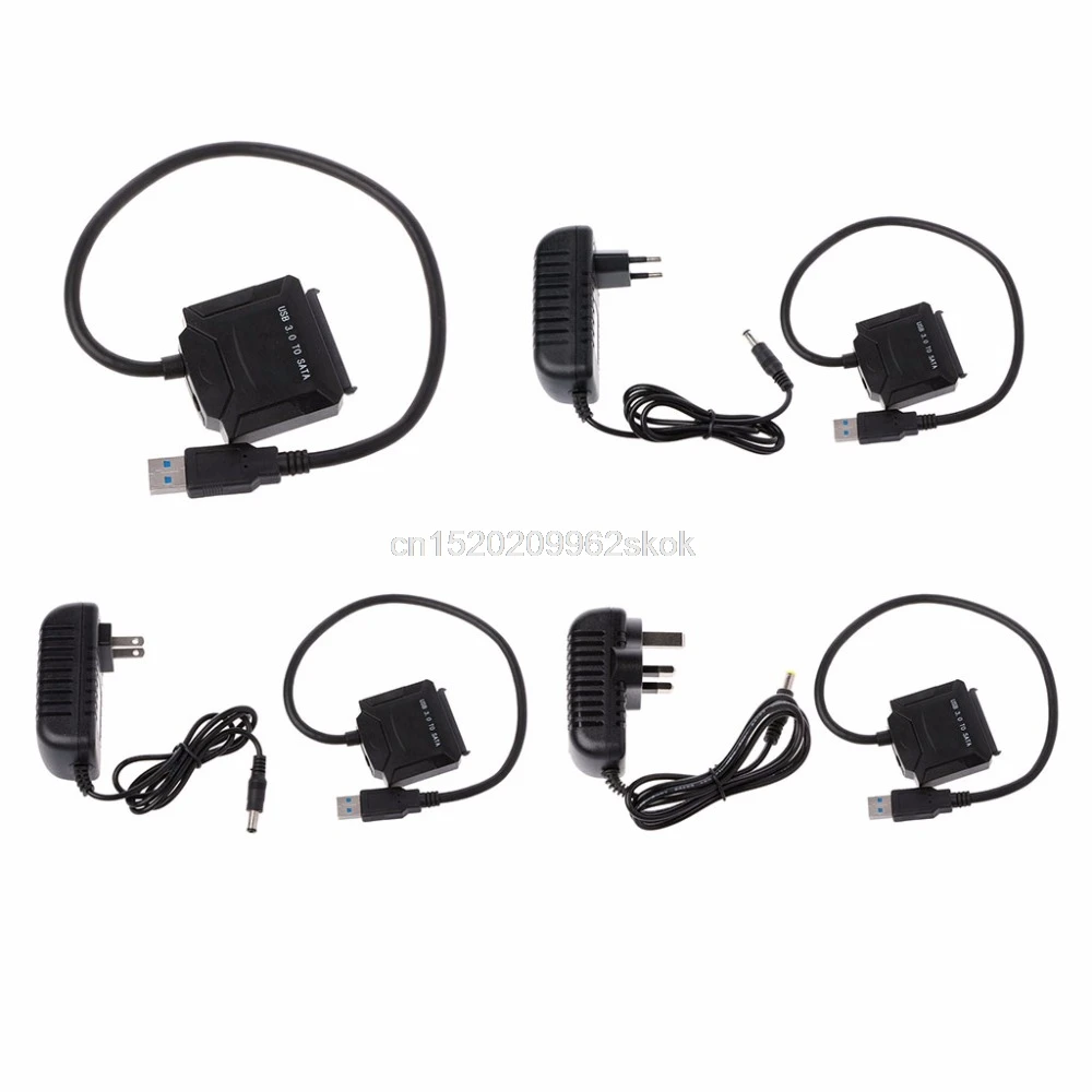 USB 3 0 To SATA Adapter Cable For 2 5 3 5 HDD SSD BLU RAY