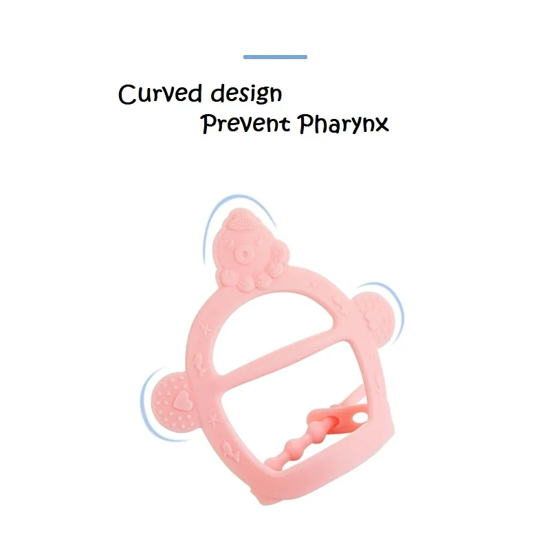 Мягкий пищевой силиконовый Прорезыватель для зубов пустышка молярная перчатка для ухода за зубами анти-поедание перчатки кость для чистки зубов не легко отбрасывать перчатку