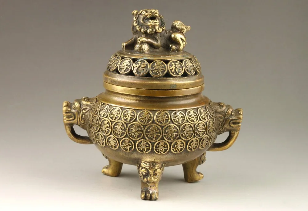 

Exquisite handmade Chinese dragon - censer