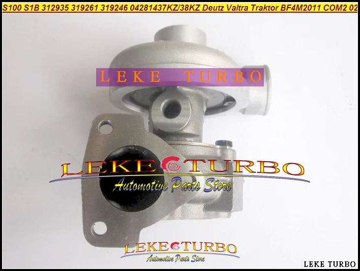 Turbo S100 S1B 312935 319261 319246 319247 04281437KZ 04281438KZ Turbocharger For Deutz Valtra Traktor BF4M2011 COM2 3.11L 87HP (4)