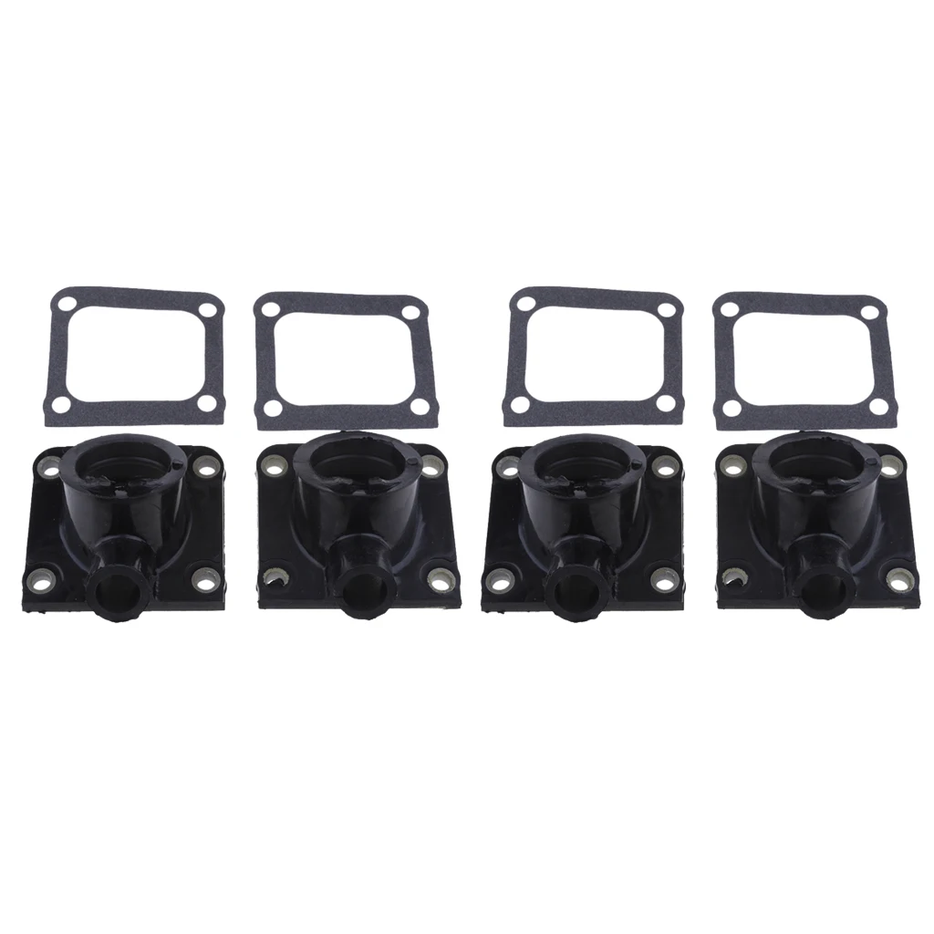 Carburetor Intake Manifold Boot & Gasket for Yamaha Banshee 350 YFZ350 87-06, Set of 4