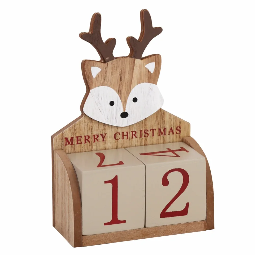 wooden countdown blocks