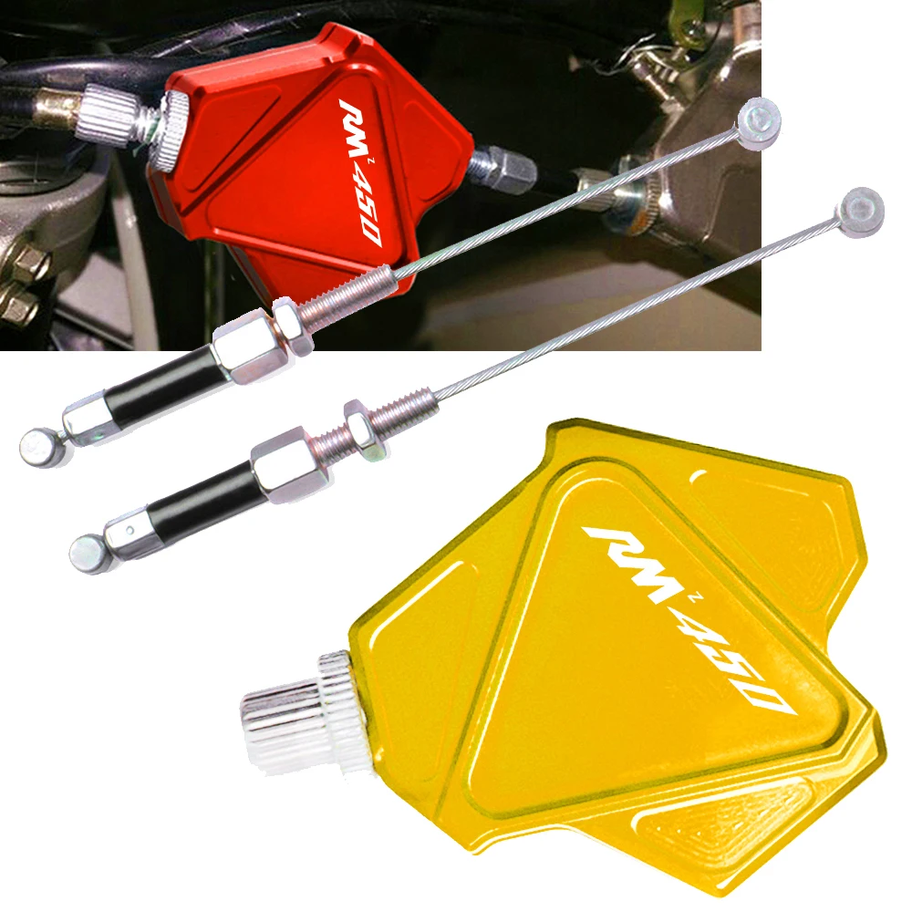 

For SUZUKI RMZ450 RMZ 450 2004-2018 2009 2010 2011 2012 2013 2014 2015 2016 2017 CNC Stunt Clutch Lever Easy Pull Cable System