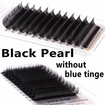 

Super Soft (0.03mm and 0.05mm) Black Pearl Lash Extensions Premium Individual Eyelashes Professional Handmade False Eyelash
