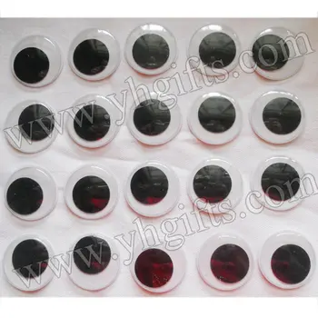

500PCS/LOT.3cm eyeball,Plastic black wiggle eyes,Craft material.DIY accessories,Early educational toys.Doll eye,Freeshipping