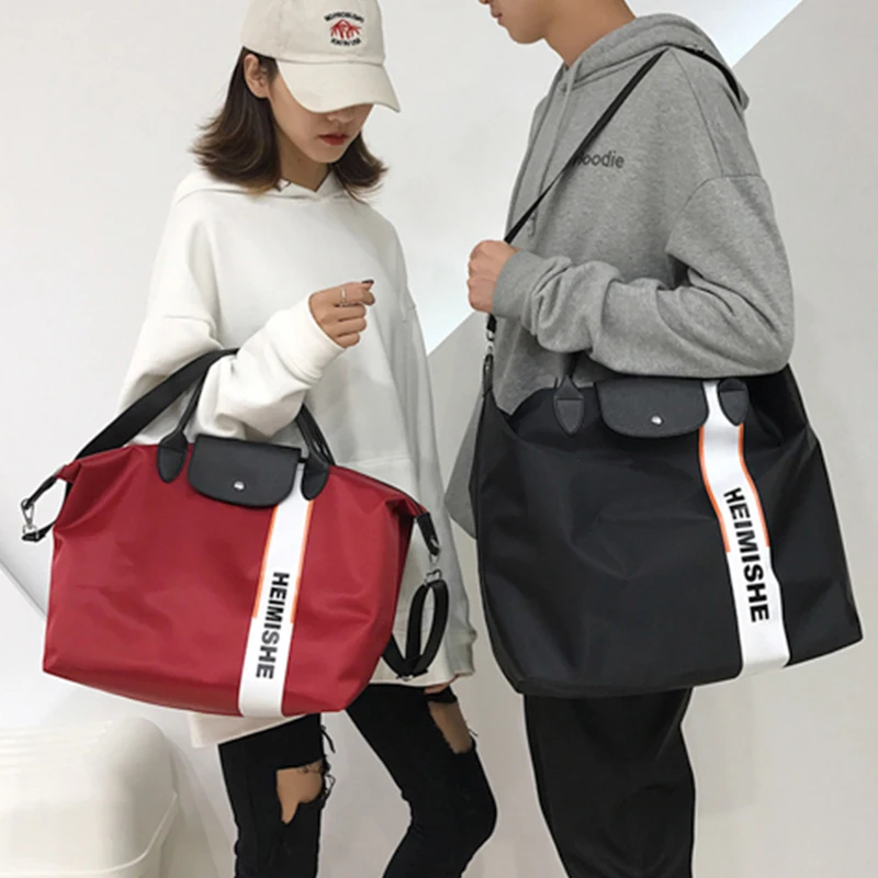 

High Quality Waterproof Women Travel Bag Large Women Handbags Pocket Casual Tote Shoulder Bags Capacity Bags For Women Men 2019
