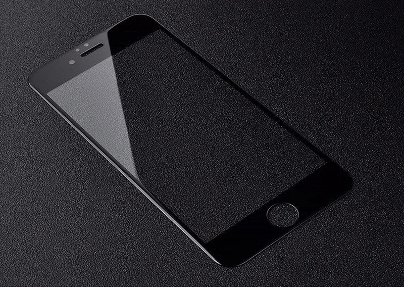3D круглый изогнутый край закаленное стекло для iPhone 6 6S 7 Plus полное покрытие Защитная Премиум Экран протектор фильм безопасности Чехол