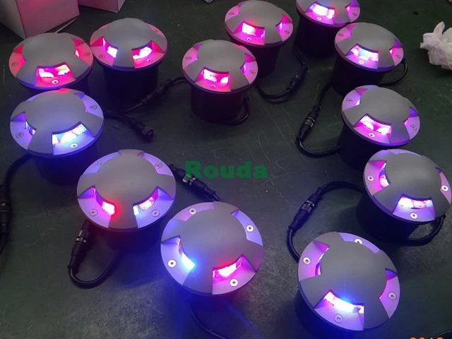 10 шт./лот 1 4side освещение IP67 grondspot 68 мм 78 100 120 Вт 3 5 палубный светло серый|ground lamp|recessed