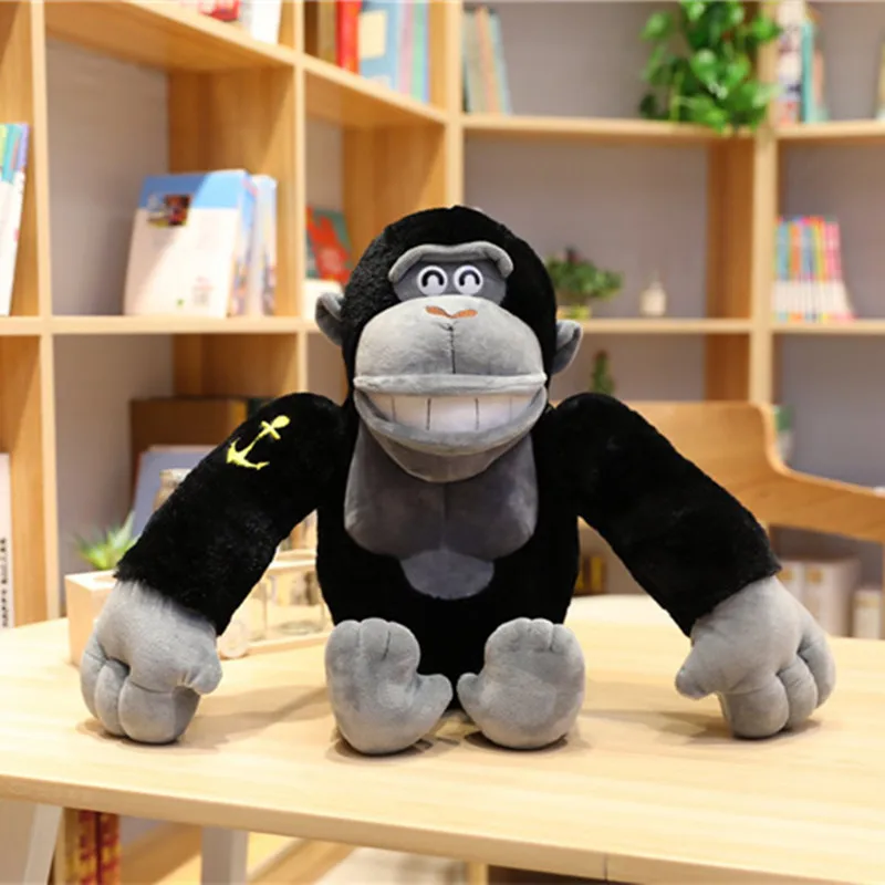 Горилла плюшевая игрушка Кинг-Конг Горилла мягкая кукла 50 см 60 см кукла в виде гориллы детский подарок