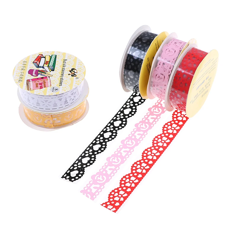 

1.8CM Wide 4colors Lace Ribbon Tape Lace Trim DIY Net Lace Trimmings For Party Decoration Supplies