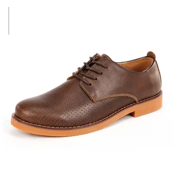 

Nice Great Men Leather Lace-up Men Dress Shoes Business Wedding Shoes Pointed-Toe Men Shoes Cut-outs Design Moccasins 8161