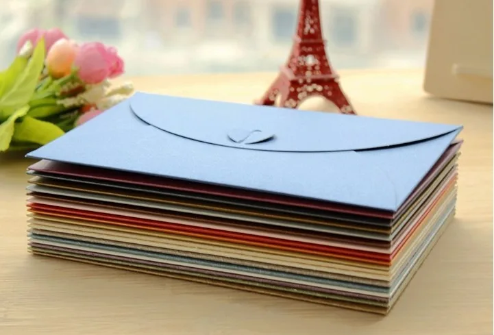 250g marrom kraft envelope de papel do