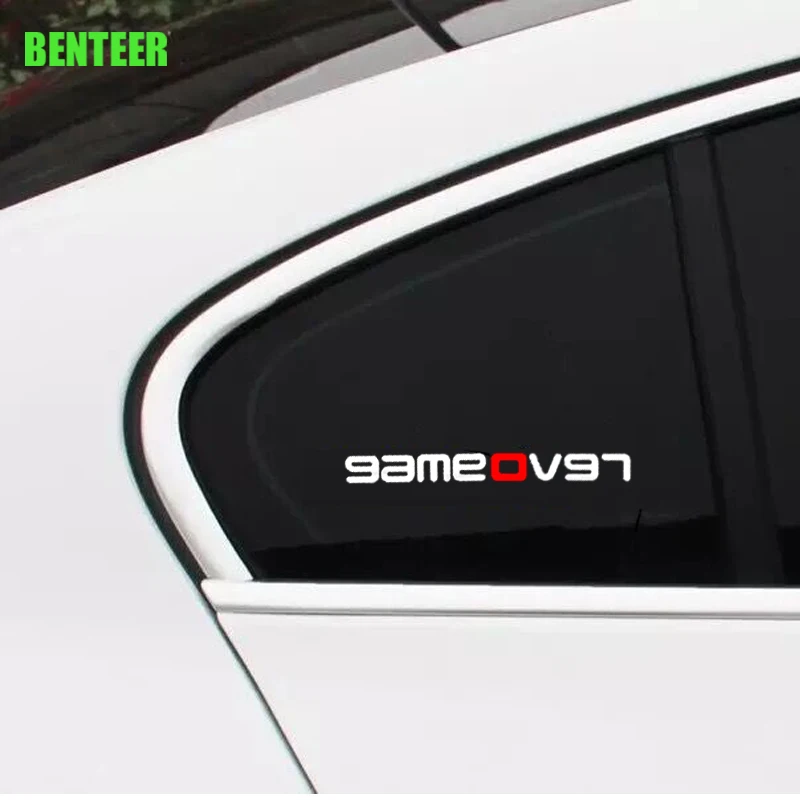 2 шт. автомобильный revo gameoverer стикер для volkswagen revo golf 6 golf 7 polo Sagitar B6 R36 B7L CC Touran Passat b8 audi A1 A3 A4 A6