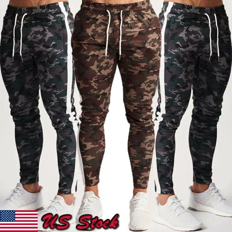 2019 high quality Men Camo Cargo 