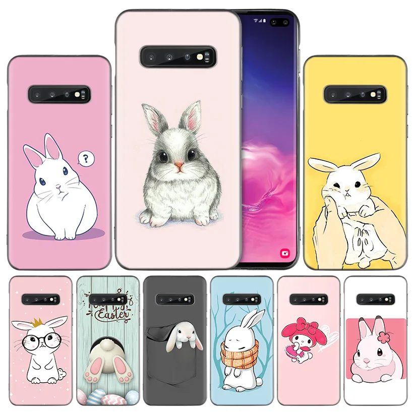 

Favorite bunny Silicone Case Cover for Samsung Galaxy A50 A70 A40 A30 A20 A20e A10 A9 A8 A7 A6 Plus 2018 M30 M20 M10 Note 8 9