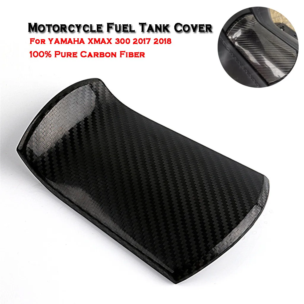

Motorcycle Scooter Carbon Fiber Fuel Gas Oil Tank Cap Cover For YAMAHA XMAX 300 has UV protection properties high quality 8Z