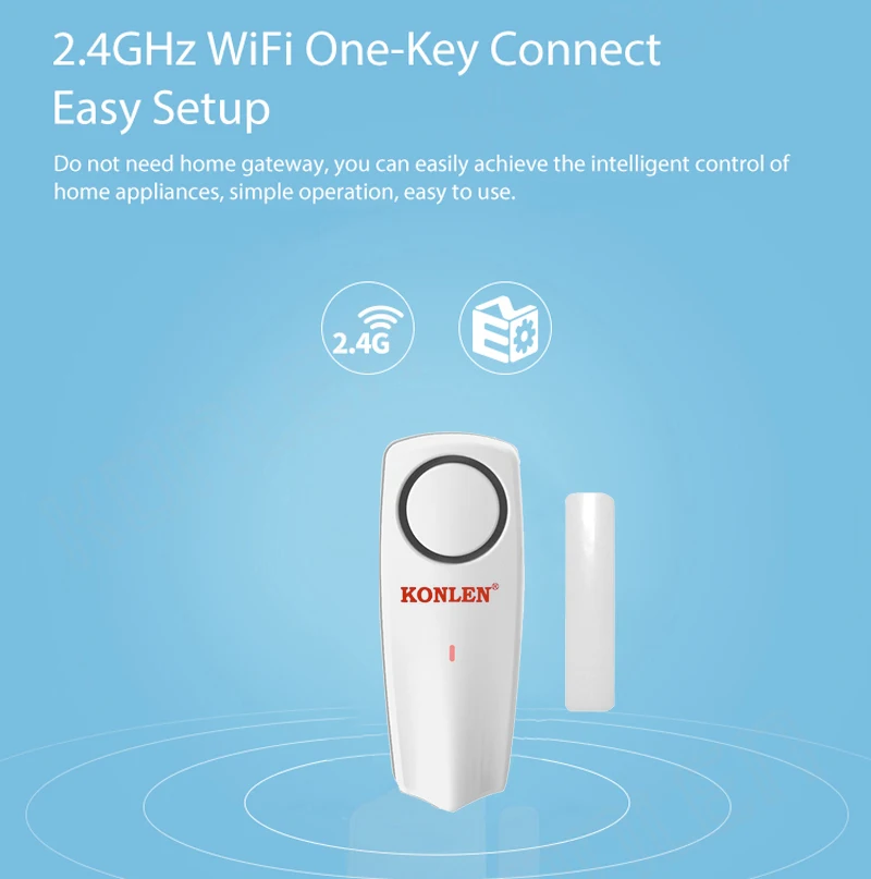 WIFI 2.4G door alarm 5