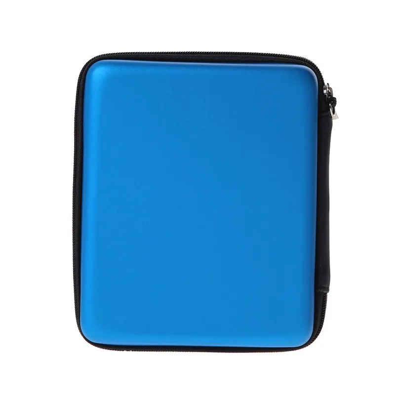 Анти-шок HDD сумка жесткий диск чехол на молнии внешняя защитная крышка HDD EVA сумка с ремешком для nintendo 2 DS консоль синий