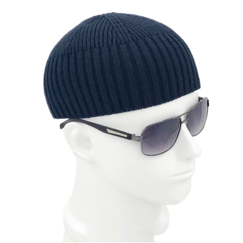 Шапочка 904 897 мужская вязаная из смески шерсти|knit hat beanie|women knit hatsfashion beanie |