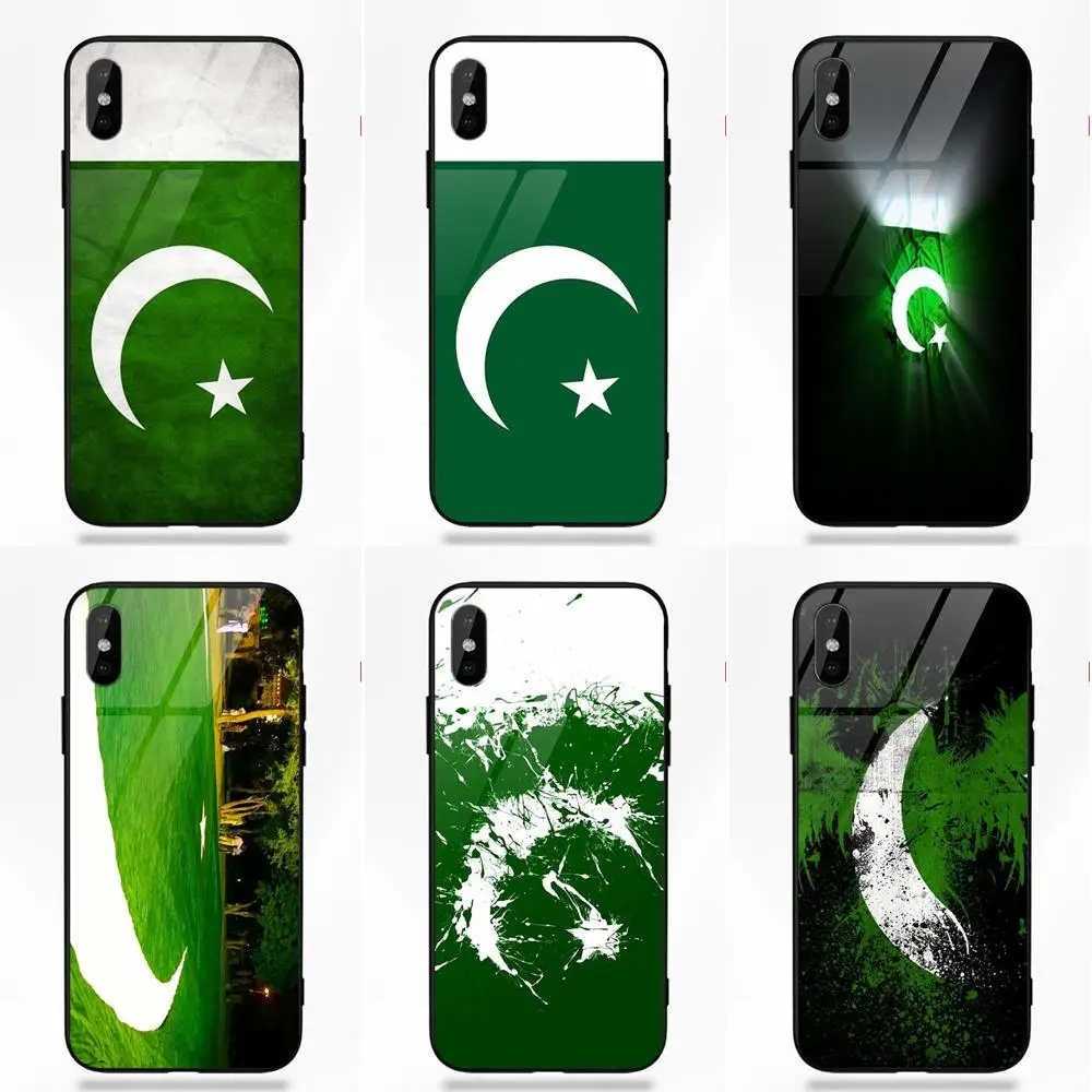 Silicone TPU Frame Tempered Glass Case Capa Cover Pakistan