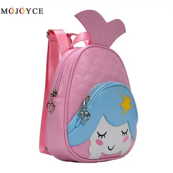 

New Cute Children's School Backpack Cartoon 3D Fish Tail Waterproof Kids Mini Backpack for Girls