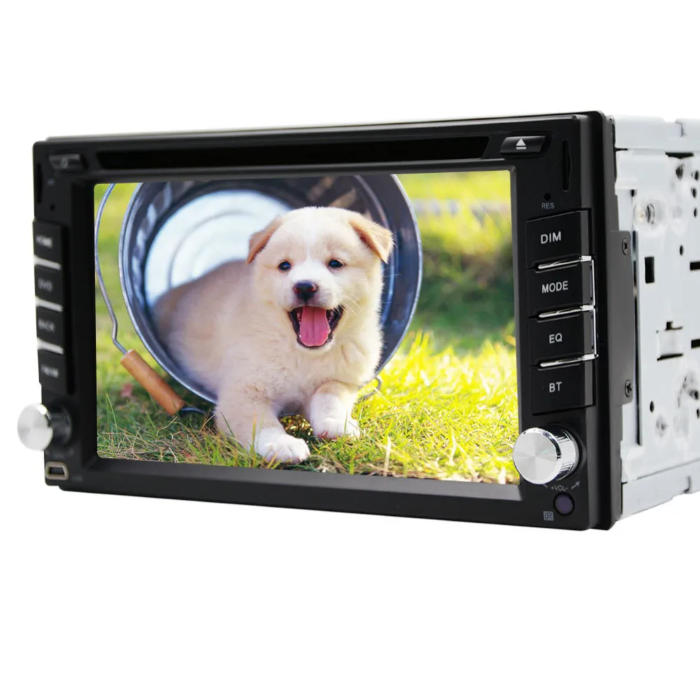 Двойной DIN Автомобильный gps навигации плеер 6 2 дюймов Dvd Плеер в тире