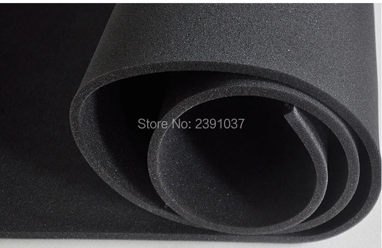 Новое поступление 48 шт. 50x50x1 см черная пена Антистатическая измельченная листовая пена упаковка пена для ЖК-дисплея защита перегородки ударопрочный