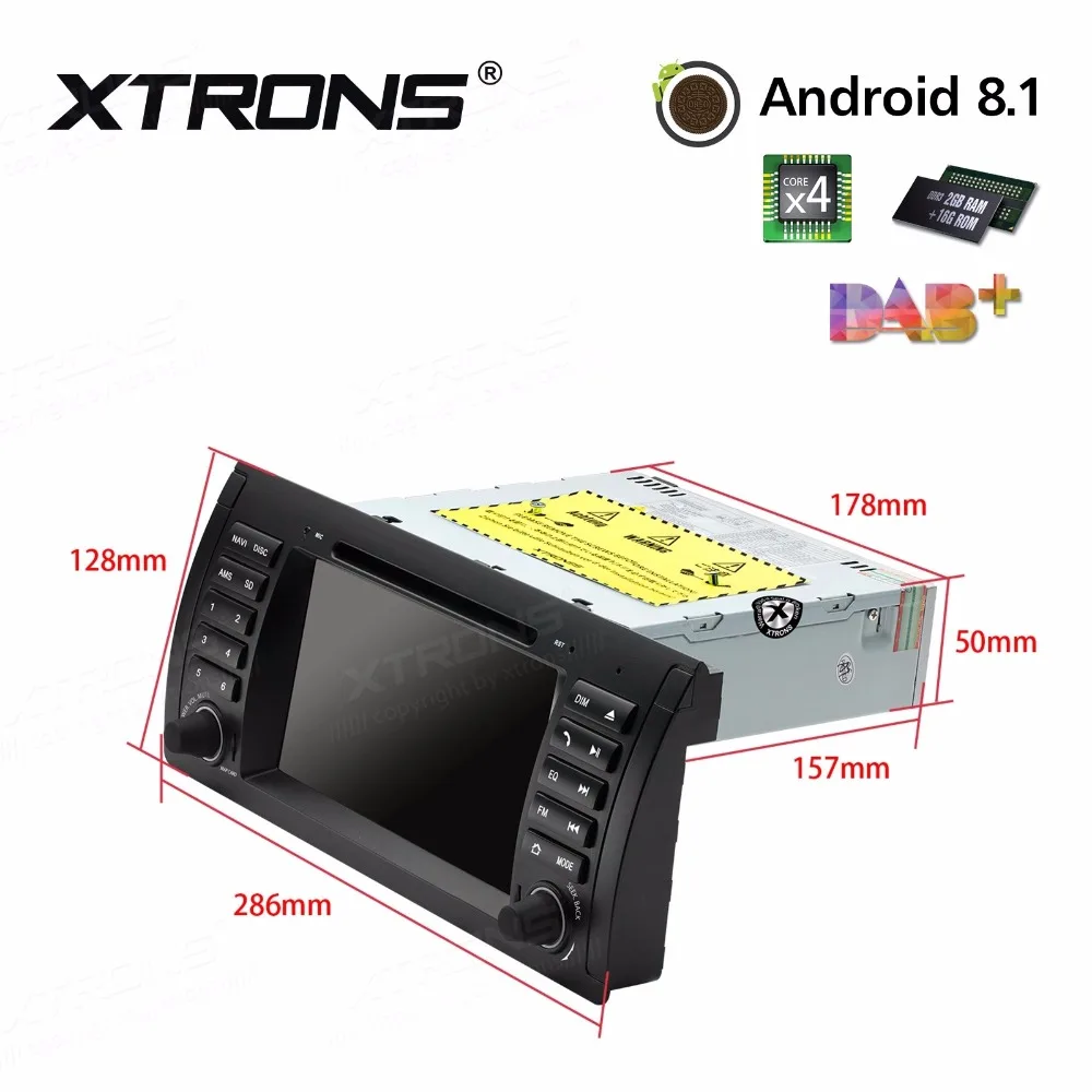 Top 7" Quad-Core Android 8.1 Oreo OS Car Multimedia DVD Navigation GPS Radio for BMW X5 E53 1999 2000 2001 2002 2003 2004 2005 2006 1