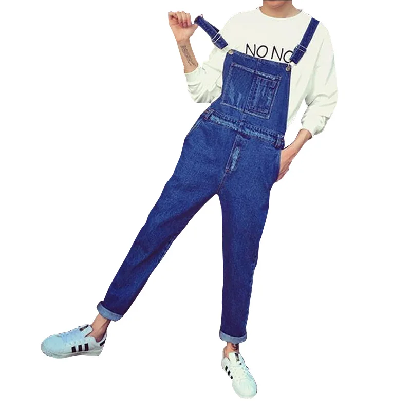 oversized jean overalls