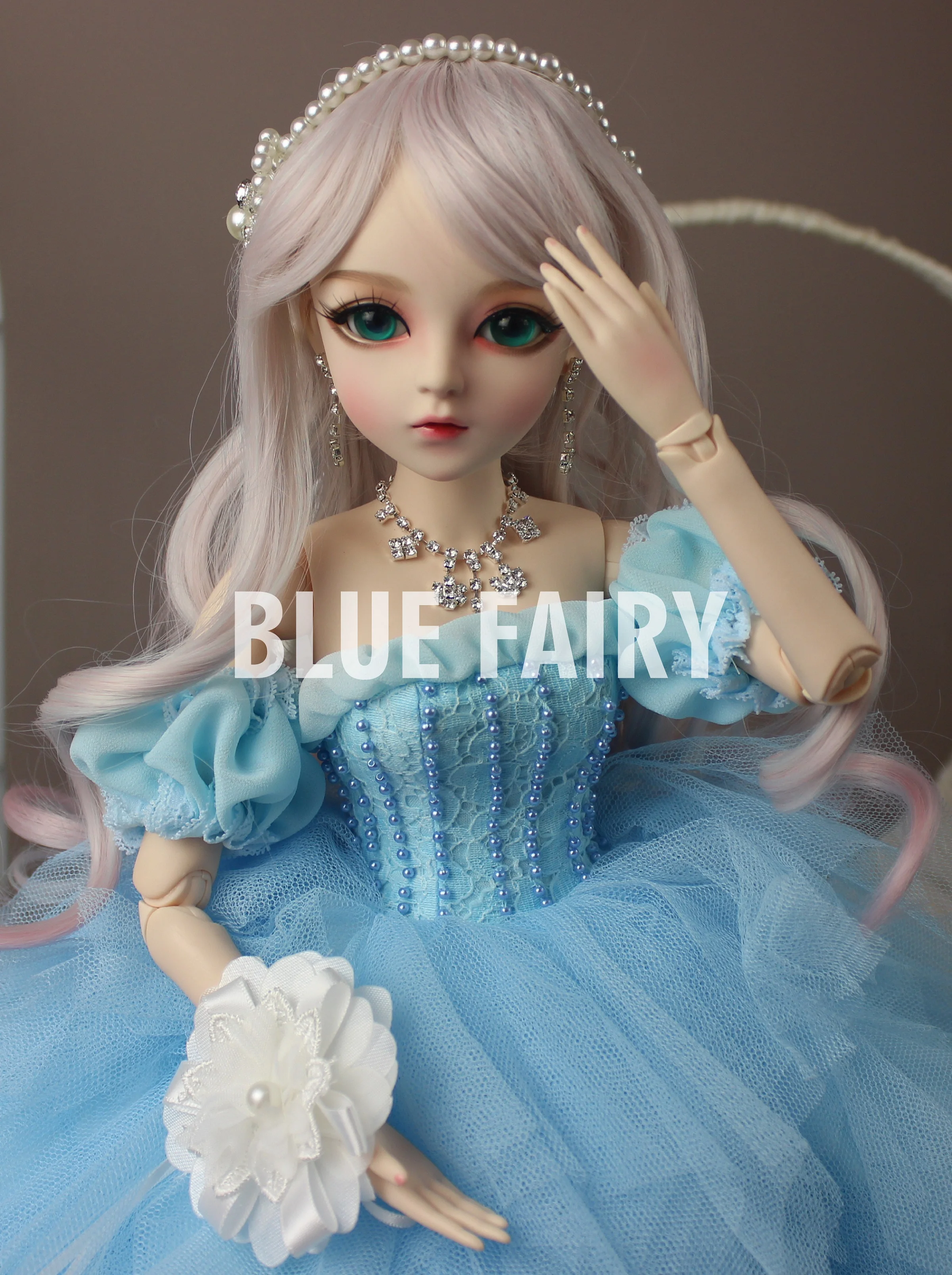 BJD 1/3 шарнирная кукла подарки для девочек ручная роспись макияж fullset сказочной принцессы Кукла с торжественное платье с феей голубого