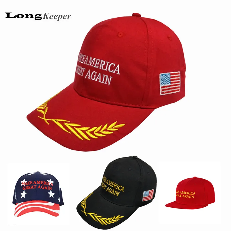 

2016 US Hot Caps for Women Men Make America Great Again Baseball Cap Snapback Hip Hop Caps Donald Trump Style Hat Republican