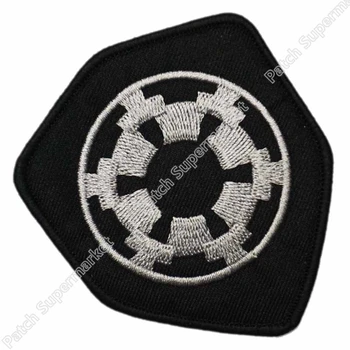 

3" Galactic Empire Embroidered Patch Luke Darth Vader Empire Star Wars 7 VII The Force Awakens Movie TV iron on shoulder badge