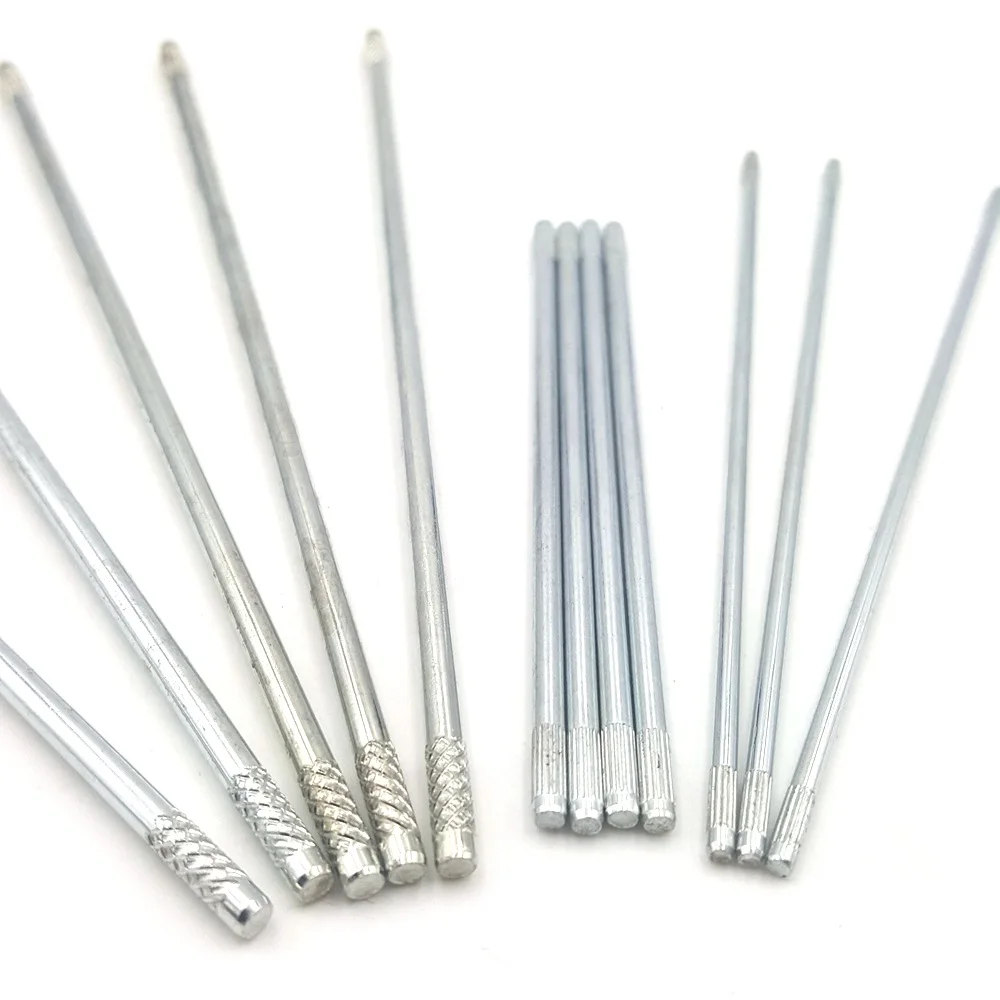 

5PC 2MM 2.5MM 3MM iron Electroplate Rubbing Axles Embossing Shaft Toy Model Connecting Link
