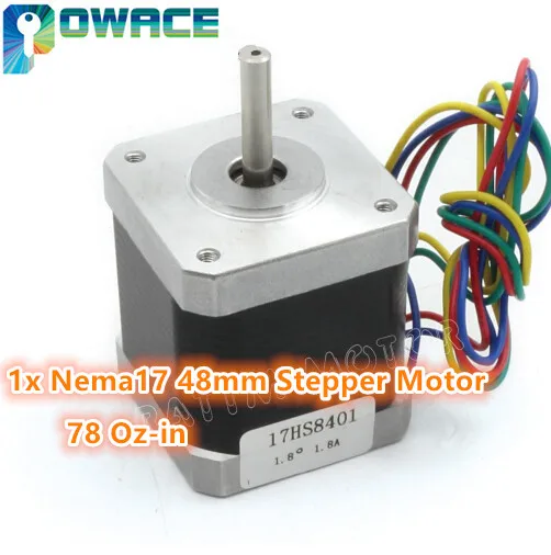 

3D printer!! Nema17 CNC Stepper Motor 78 Oz-in/48mm/1.8A Stepping Motor CNC Router Mill Cut Laser Engraving Plasma